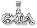 LogoArt Sterling Silver Theta Phi Alpha Small Pendant Necklace