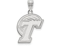 LogoArt Sterling Silver Tulane University Large Pendant Necklace