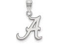 LogoArt Sterling Silver University Of Alabama Small Pendant Necklace