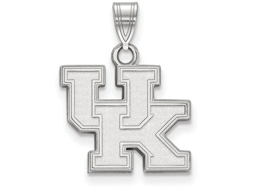 LogoArt Sterling Silver University Of Kentucky Small Pendant Necklace