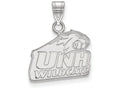 LogoArt Sterling Silver University Of New Hampshire Small Pendant Necklace