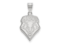 LogoArt Sterling Silver University Of New Mexico Large Pendant Necklace