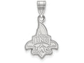 LogoArt Sterling Silver University Of New Orleans Medium Pendant Necklace