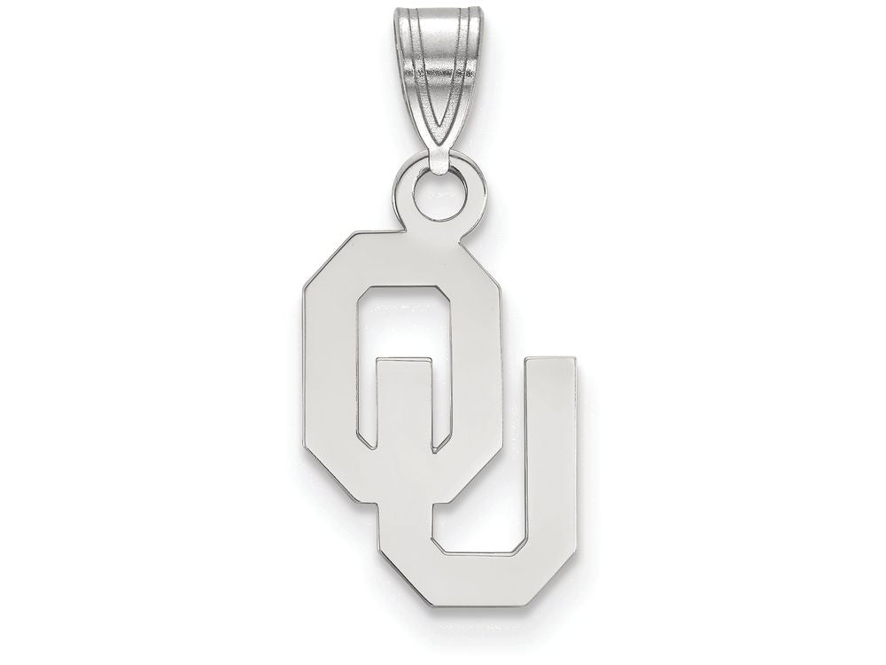LogoArt Sterling Silver Oklahoma Small Pendant Necklace