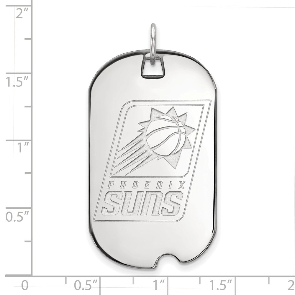 LogoArt Sterling Silver University Of South Dakota Large Pendant Necklace