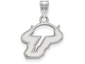 LogoArt Sterling Silver University Of South Florida Small Pendant Necklace