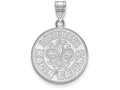 LogoArt Sterling Silver University Of Louisiana At Lafayette Large Pendant Necklace