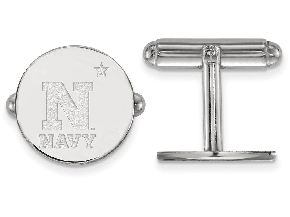 LogoArt Sterling Silver Navy Cuff Link