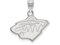LogoArt Sterling Silver Minnesota Wild Small Pendant Necklace