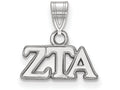 LogoArt Sterling Silver Zeta Tau Alpha Small Pendant Necklace