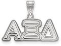 LogoArt Sterling Silver Alpha Xi Delta Medium Pendant Necklace