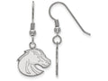 LogoArt Sterling Silver Boise State University Small Dangle Earrings Wire