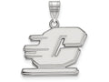 LogoArt Sterling Silver Central Michigan University Medium Pendant Necklace