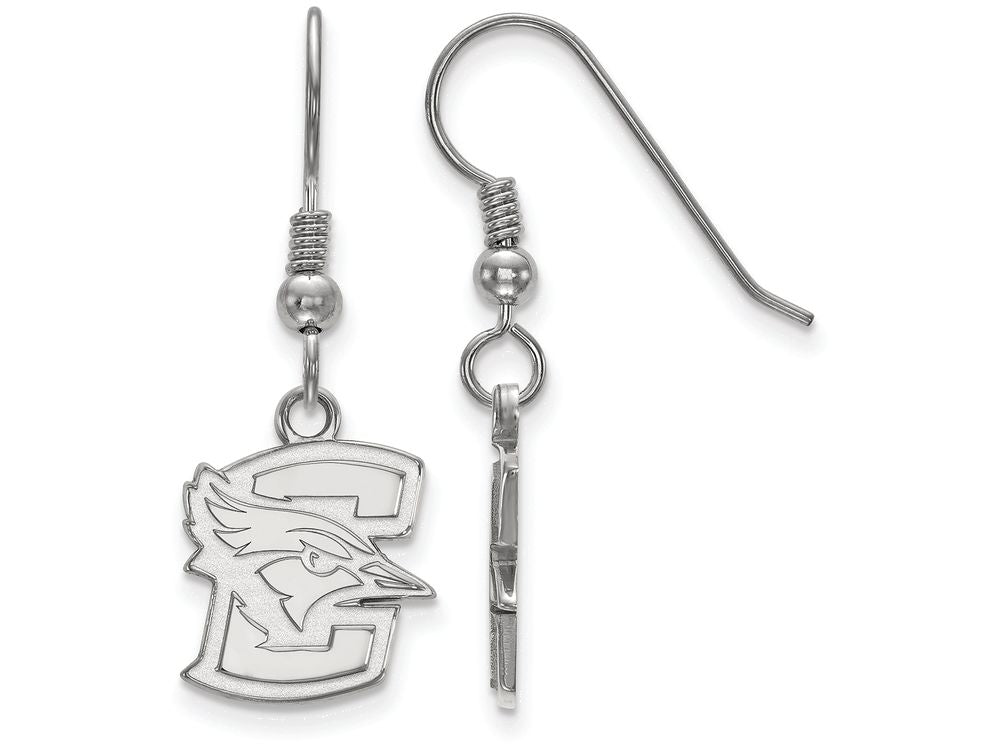 LogoArt Sterling Silver Creighton University Small Dangle Earrings Wire