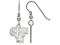 LogoArt Sterling Silver Fordham University Small Dangle Earrings Wire