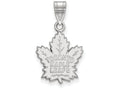 LogoArt Sterling Silver Toronto Maple Leafs Medium Pendant Necklace