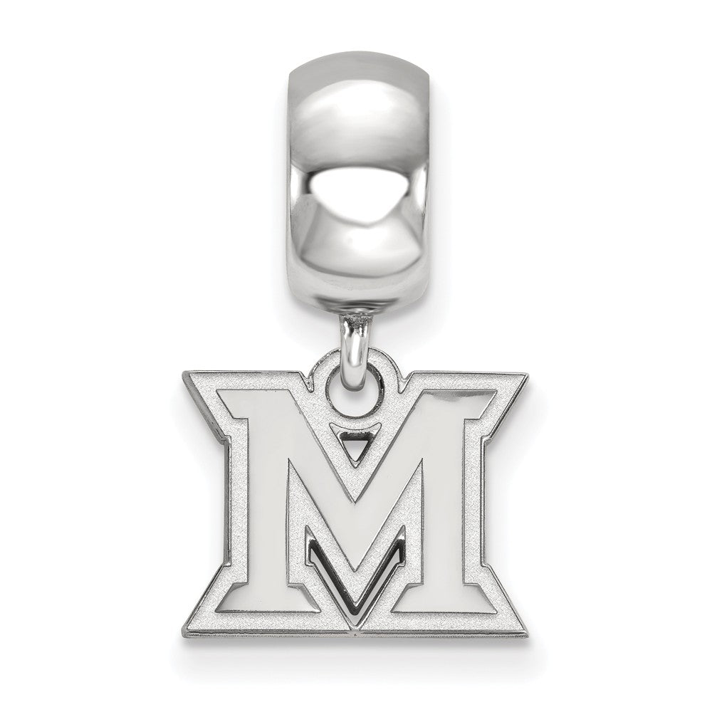 LogoArt Sterling Silver Middle Tennessee State University Xlarge Enamel Disc Pendant Necklace