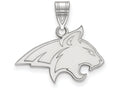 LogoArt Sterling Silver Montana State University Medium Pendant Necklace