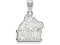 LogoArt Sterling Silver Northern Illinois University Medium Pendant Necklace