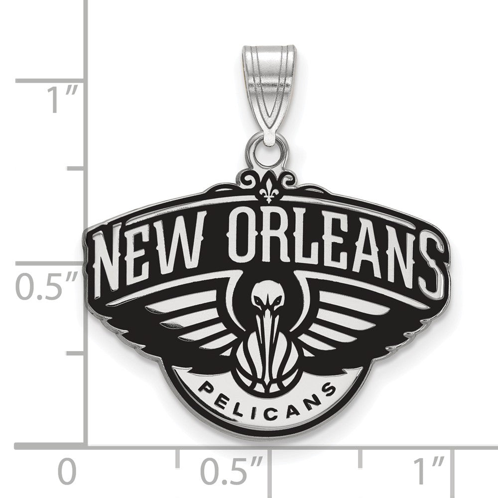 LogoArt Sterling Silver Old Dominion University Medium Pendant Necklace