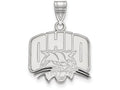 LogoArt Sterling Silver Ohio University Medium Pendant Necklace