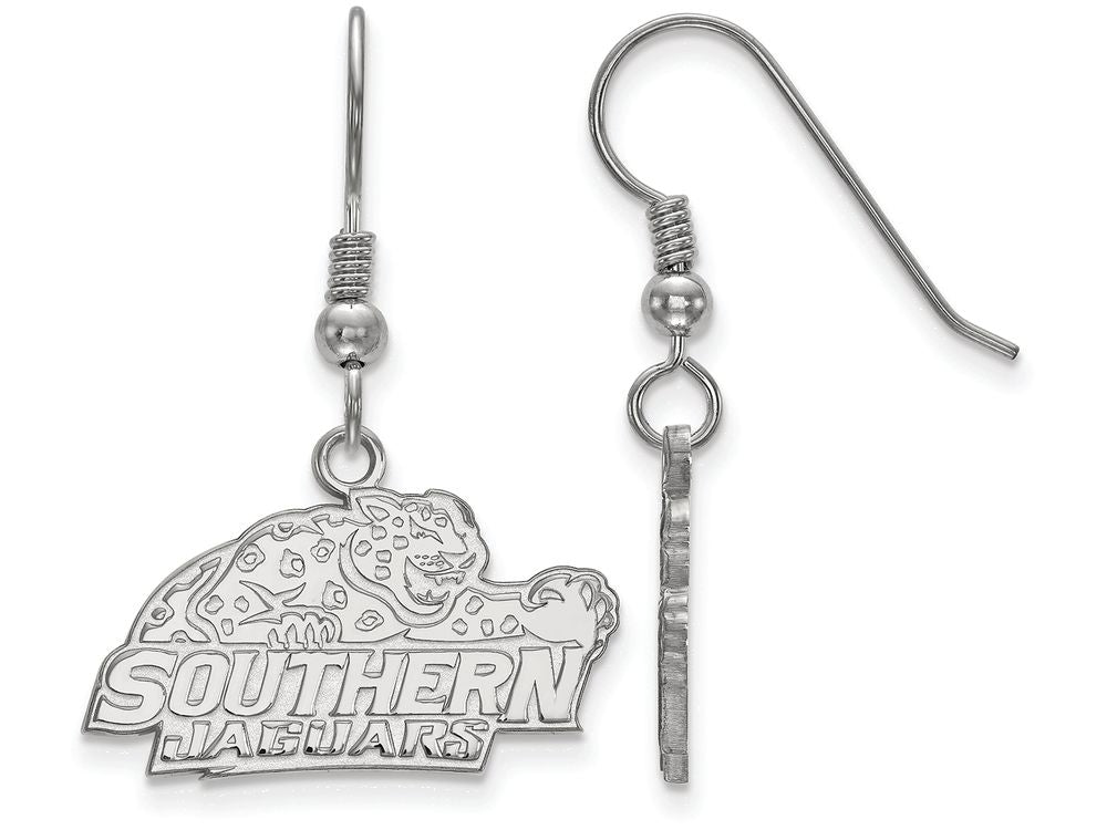 LogoArt Sterling Silver Southern University Small Dangle Earrings Wire