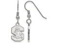 LogoArt Sterling Silver South Carolina State University Small Dangle Earrings Wire