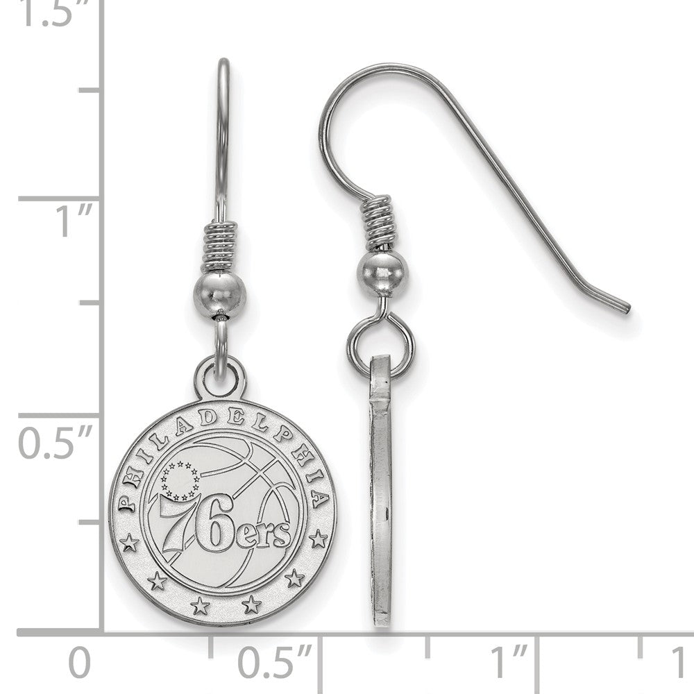 LogoArt Sterling Silver St. Cloud State Small Dangle Earrings Wire