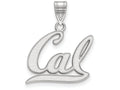 LogoArt Sterling Silver University Of California Berkeley Medium Pendant Necklace