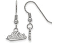 LogoArt Sterling Silver University Of Maine Small Dangle Earrings Wire
