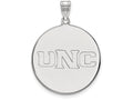 LogoArt Sterling Silver University Of Northern Colorado XL Disc Pendant Necklace