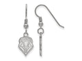 LogoArt Sterling Silver University Of New Mexico Small Dangle Earrings Wire