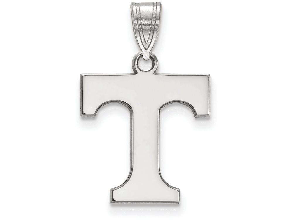 LogoArt Sterling Silver University Of Tennessee Medium Pendant Necklace