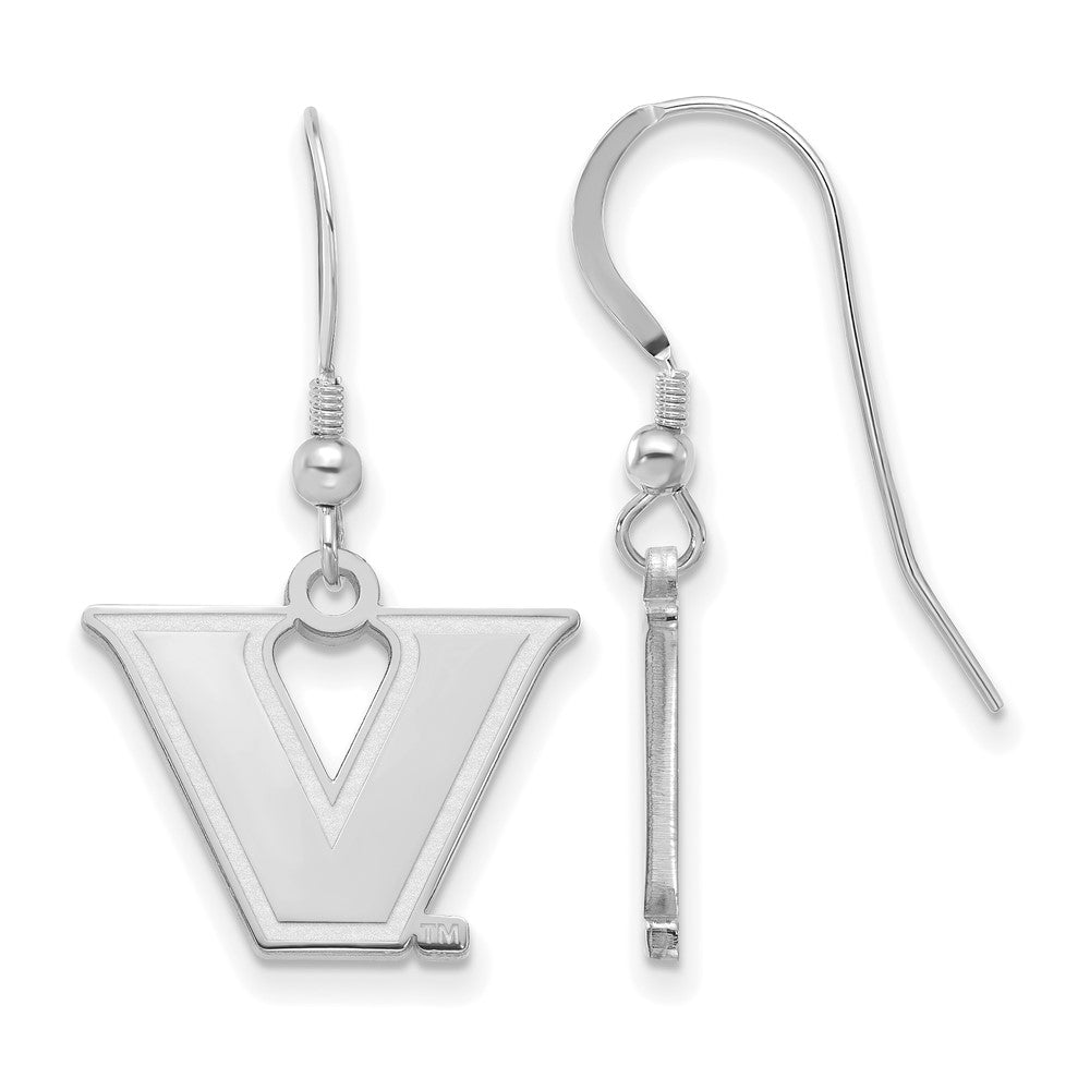 LogoArt Sterling Silver Vanderbilt University Small Dangle Earrings Wire