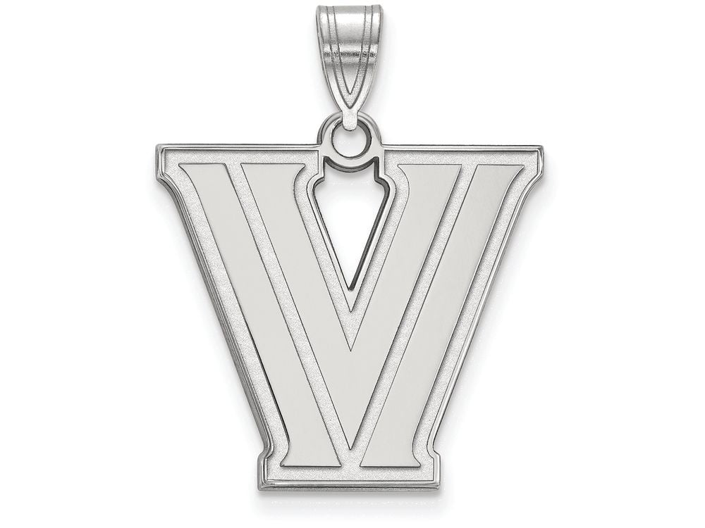 LogoArt Sterling Silver Villanova University Large Pendant Necklace