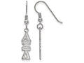 LogoArt Sterling Silver Alpha Xi Delta Dangle Medium Earrings