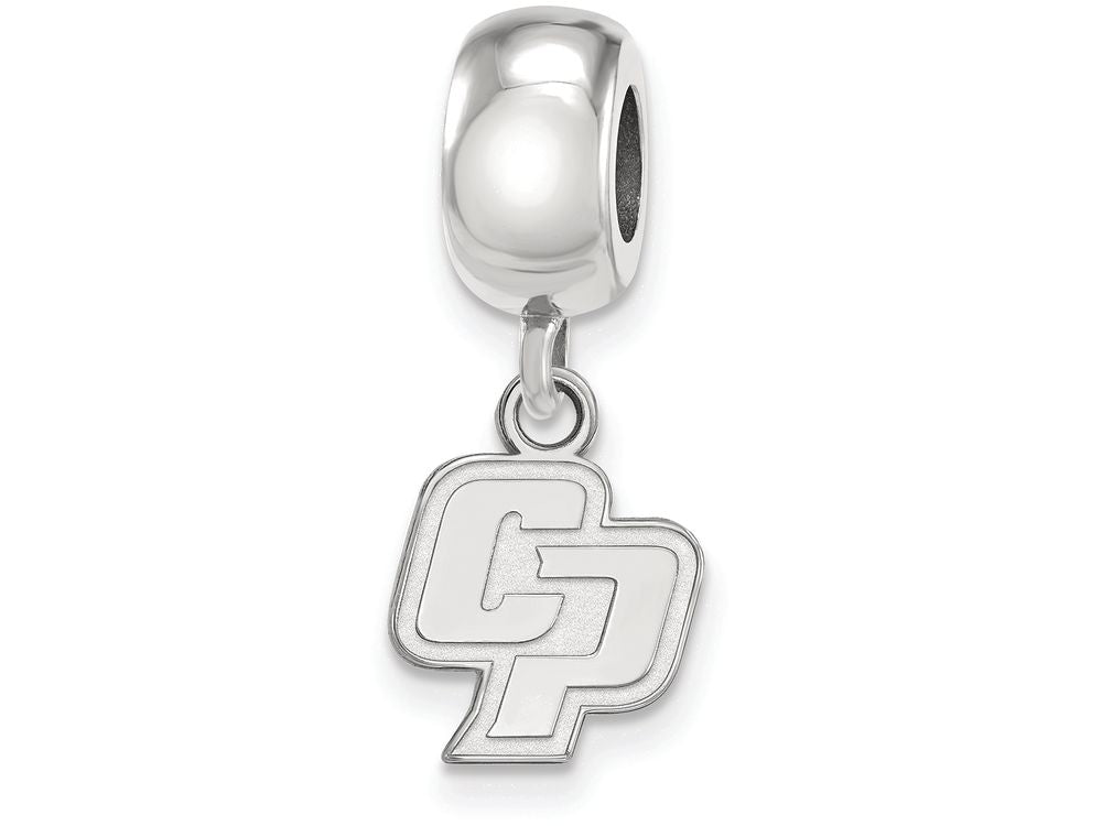 Logoart 925 Sterling Silver California Polytechnic State University Bead Charm Extra Small Dangle