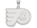 LogoArt Sterling Silver Philadelphia Flyers Large Pendant Necklace