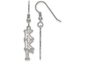 LogoArt Sterling Silver Kappa Kappa Gamma Dangle Medium Earrings
