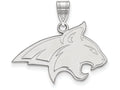 LogoArt Sterling Silver Montana State University Large Pendant Necklace