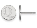 Logoart 925 Sterling Silver Quinnipiac University Extra Small Post Earrings