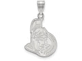 LogoArt Sterling Silver Ottawa Senators Large Pendant Necklace