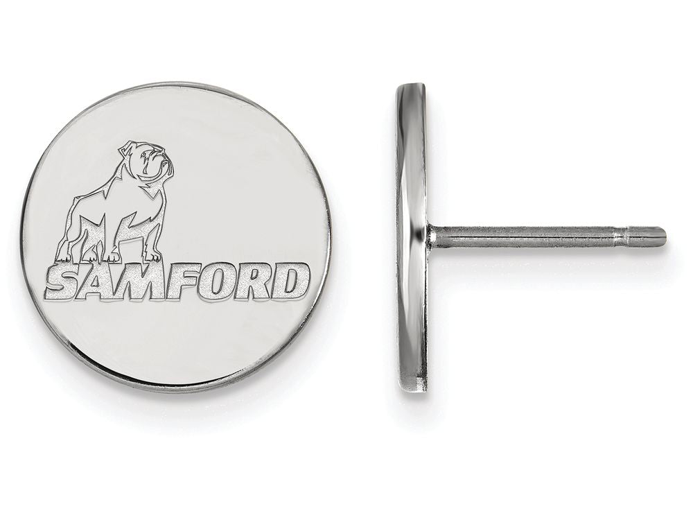 LogoArt Sterling Silver Samford University Small Post Earrings