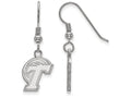 LogoArt Sterling Silver Tulane University Small Dangle Earrings Wire