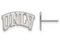 LogoArt Sterling Silver University Of Nevada Las Vegas Small Post Earrings