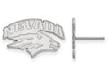 LogoArt Sterling Silver University Of Nevada Small Post Earrings
