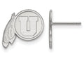 LogoArt Sterling Silver University Of Utah Small Post Earrings