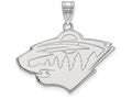 LogoArt Sterling Silver Minnesota Wild Large Pendant Necklace