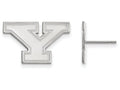 LogoArt Sterling Silver Youngstown State University Small Post Earrings