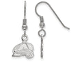 LogoArt Sterling Silver Colorado Avalanche Xs Dangle Earrings Wire